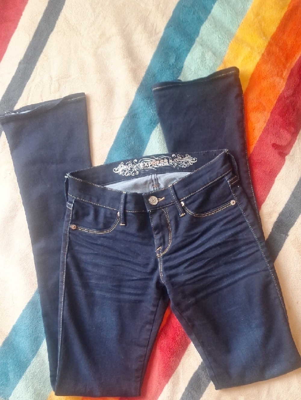 Express Skyscraper Stella Women's Regular Fit Low Rise Size 00